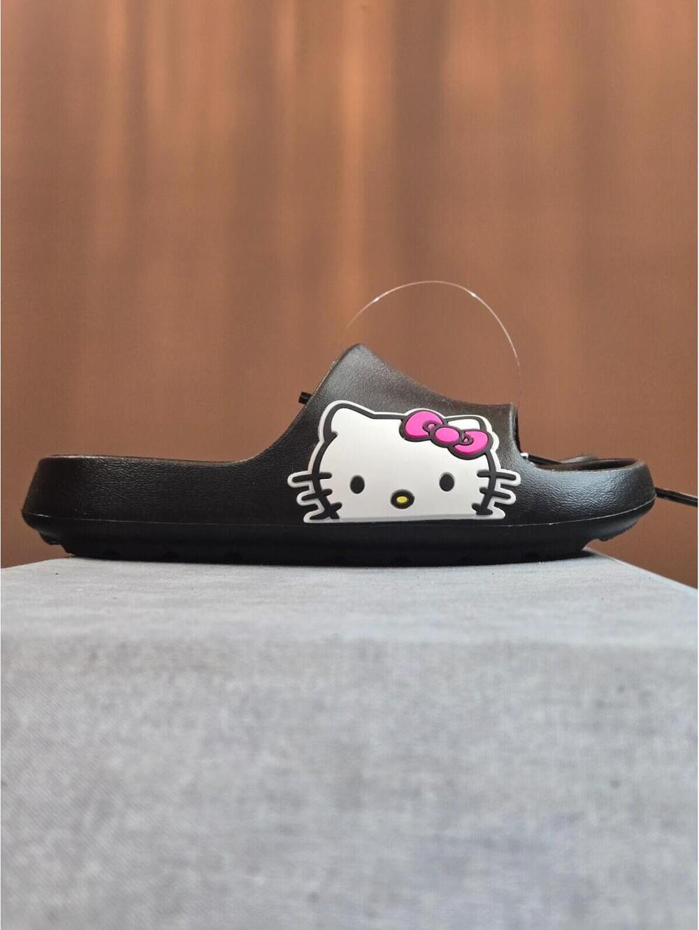 Hello Kitty Sandals by Sanrio Co - Black - Size 13K / 1Y - BRAND NEW